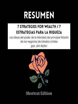 cover image of RESUMEN--7 Strategies For Wealth / 7 Estrategias Para La Riqueza